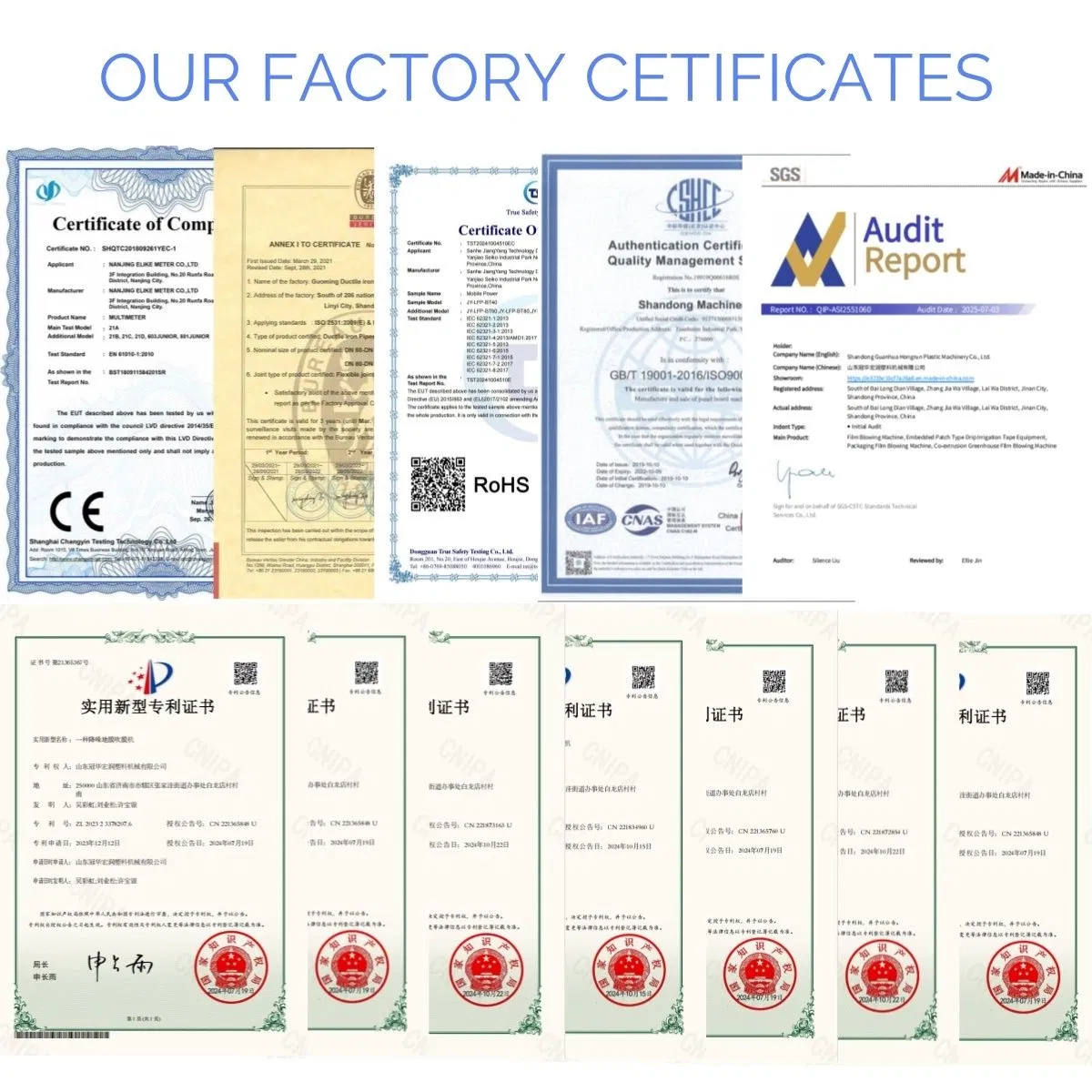 Certification Documents