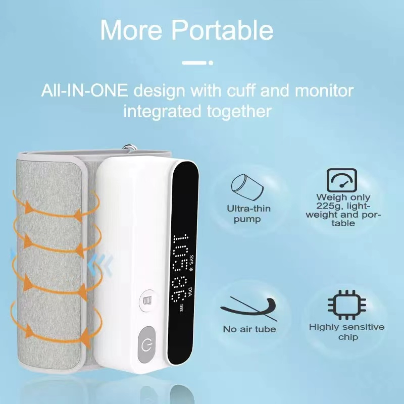 Bluetooth Arm Type Blood Pressure Monitor Telehealth Telemedicine API/Sdk WiFi Iot Sphygmomanometer Rpm Smart Wireless BLE