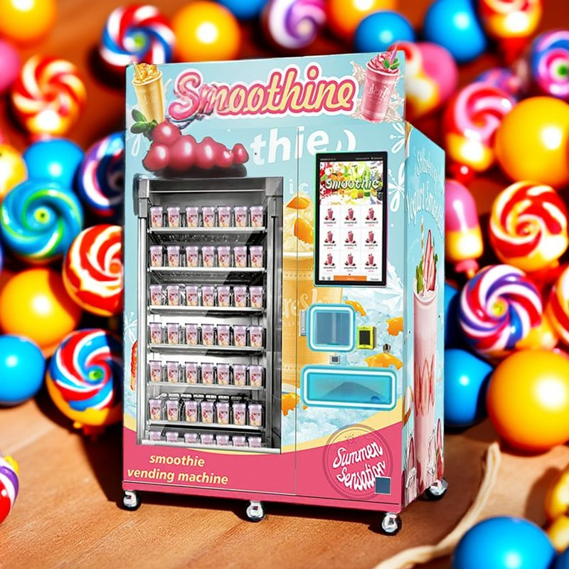 Fully Automatic Smoothies Vending Machine for Corporate Wellness Program Refreshment