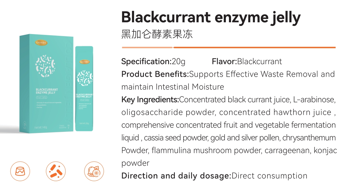 High Activity Blackcurrant Ferment Jelly Gut Health Enhancement