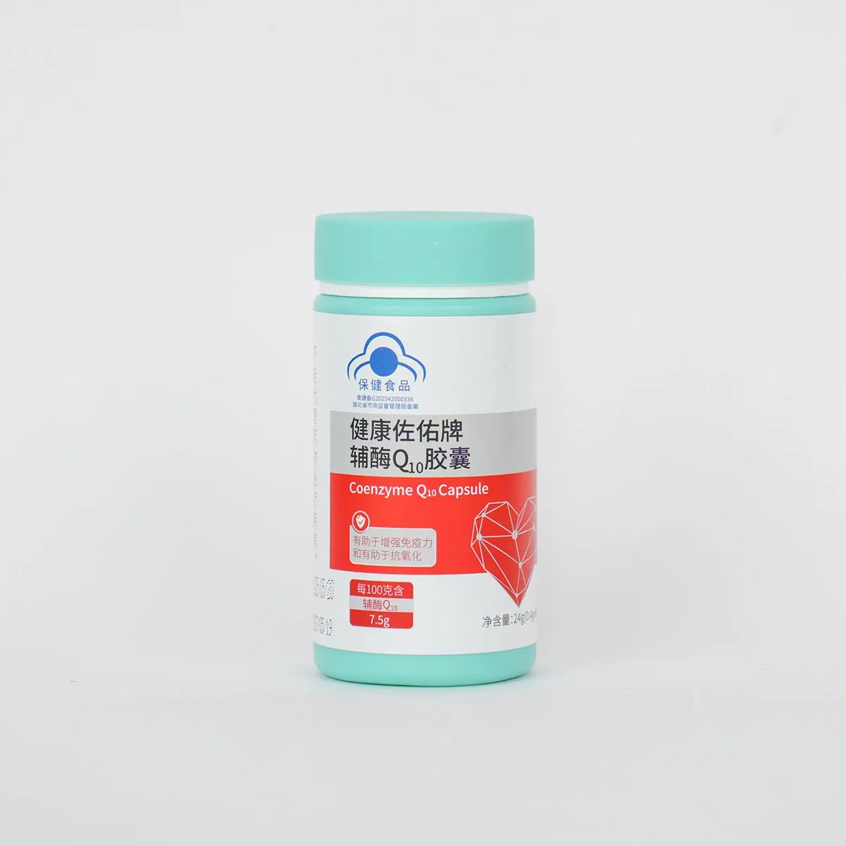 60 Capsules/Bottle Dietary Supplement Coenzyme Q10 0.4G Per Capsule for Immune Health