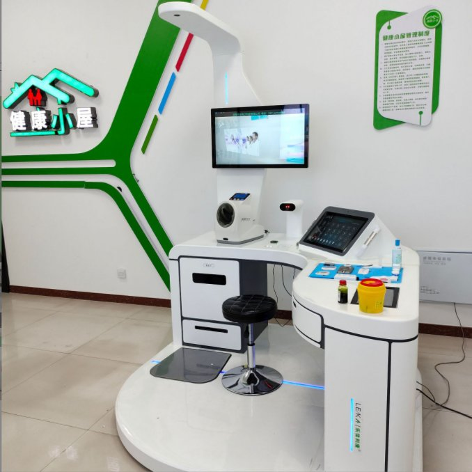 Multi-Function Health Checkup Kiosk Telehealth Kiosk Supplier