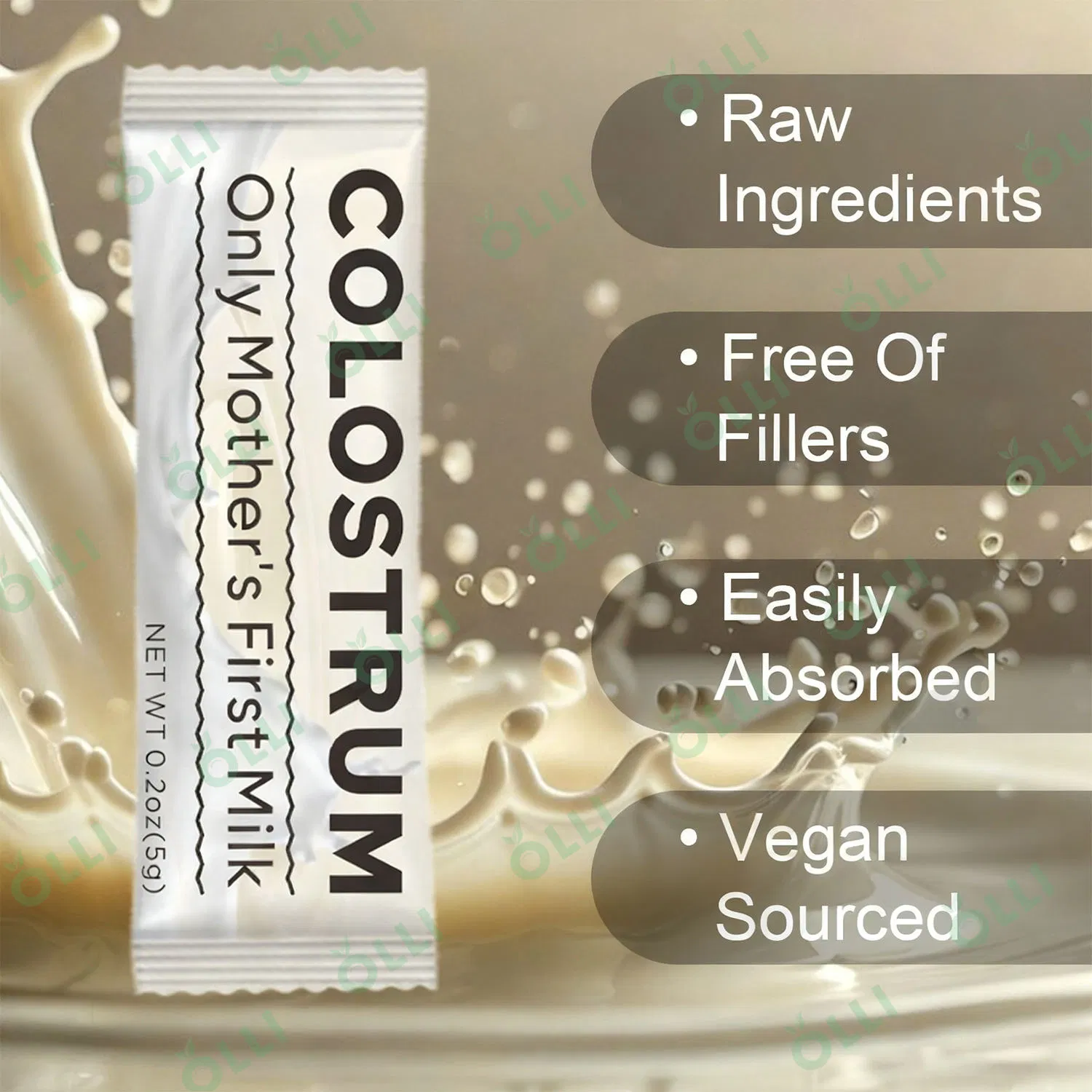 Olli Private Label Colostrum Supplement Powder for Gut Health