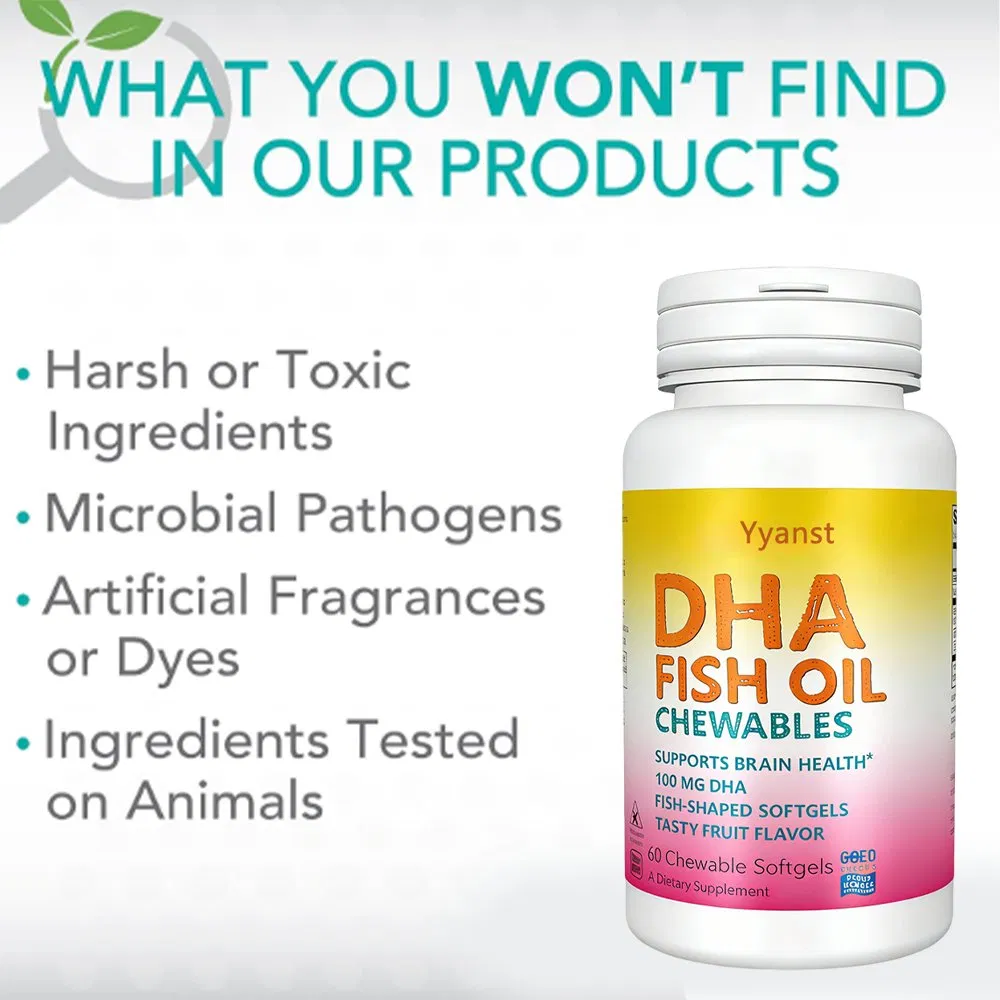 OEM Functional Fish-Shaped Softgels for a Balanced Diet and Energy