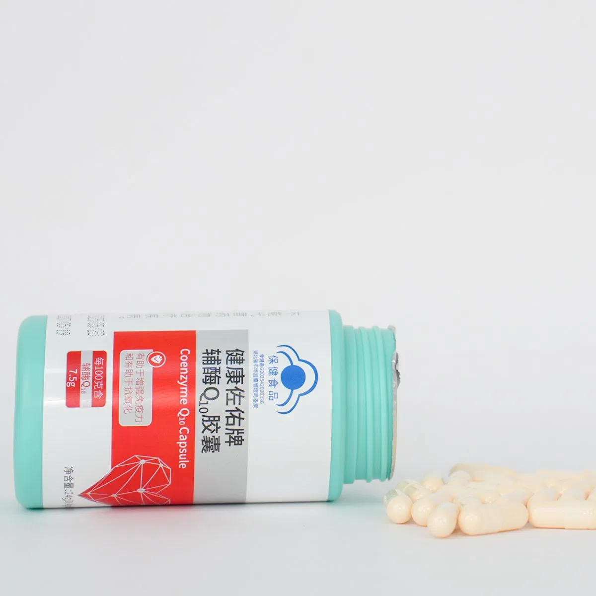 60 Capsules/Bottle Dietary Supplement Coenzyme Q10 0.4G Per Capsule for Immune Health