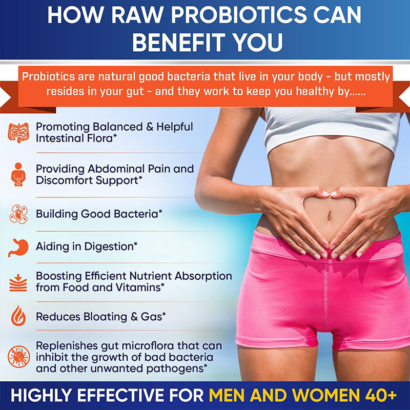 OEM/ODM Probiotic Supplement for Adults Improves Immune Health Safe for Women