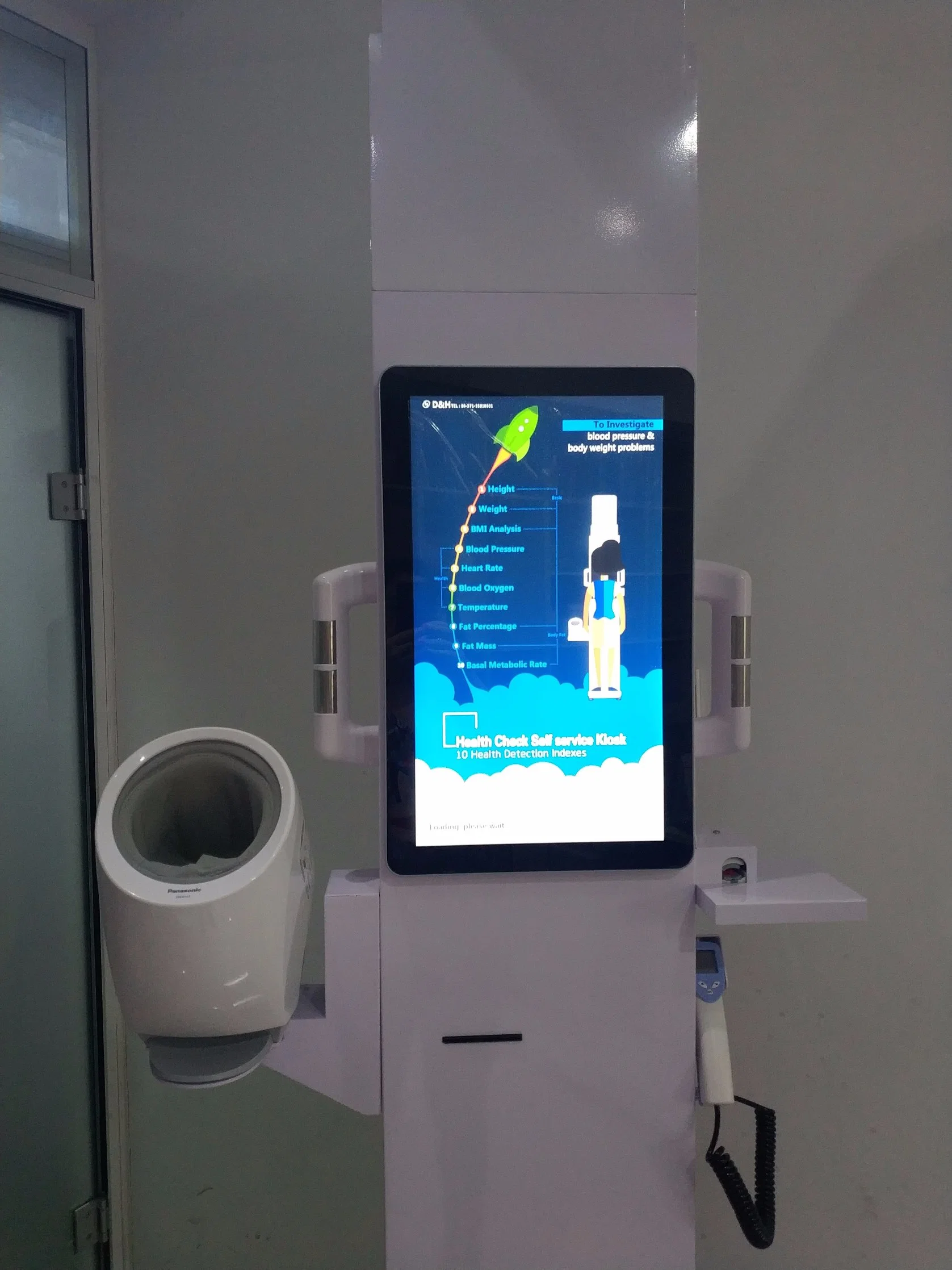 Health Medical Equipment Digital Height Weight Scale Sk-X60HD with Touch Screen|Omron Blood Pressure Monitor|A4 Printer