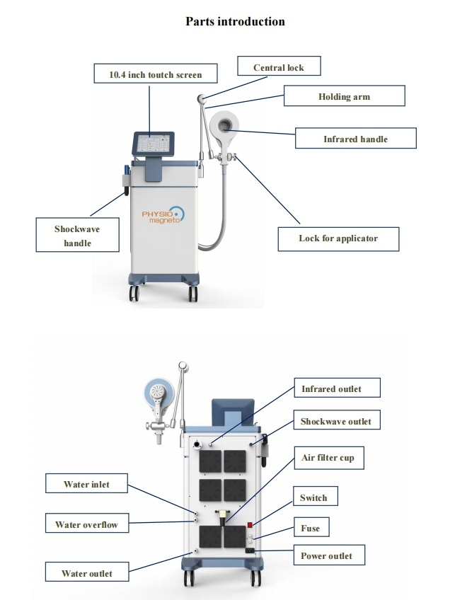 Extracorporeal Magnetic Transduction Therapy Machine for Pain Management All-in-One Physical Orthopedic Therapy Knee Devices