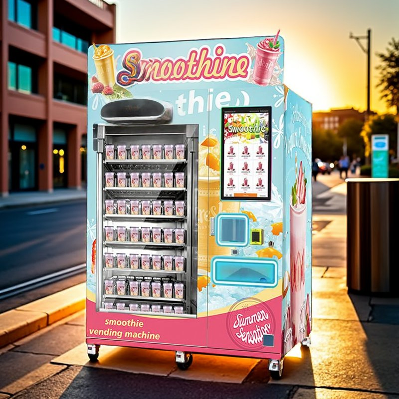 Fully Automatic Smoothies Vending Machine for Corporate Wellness Program Refreshment