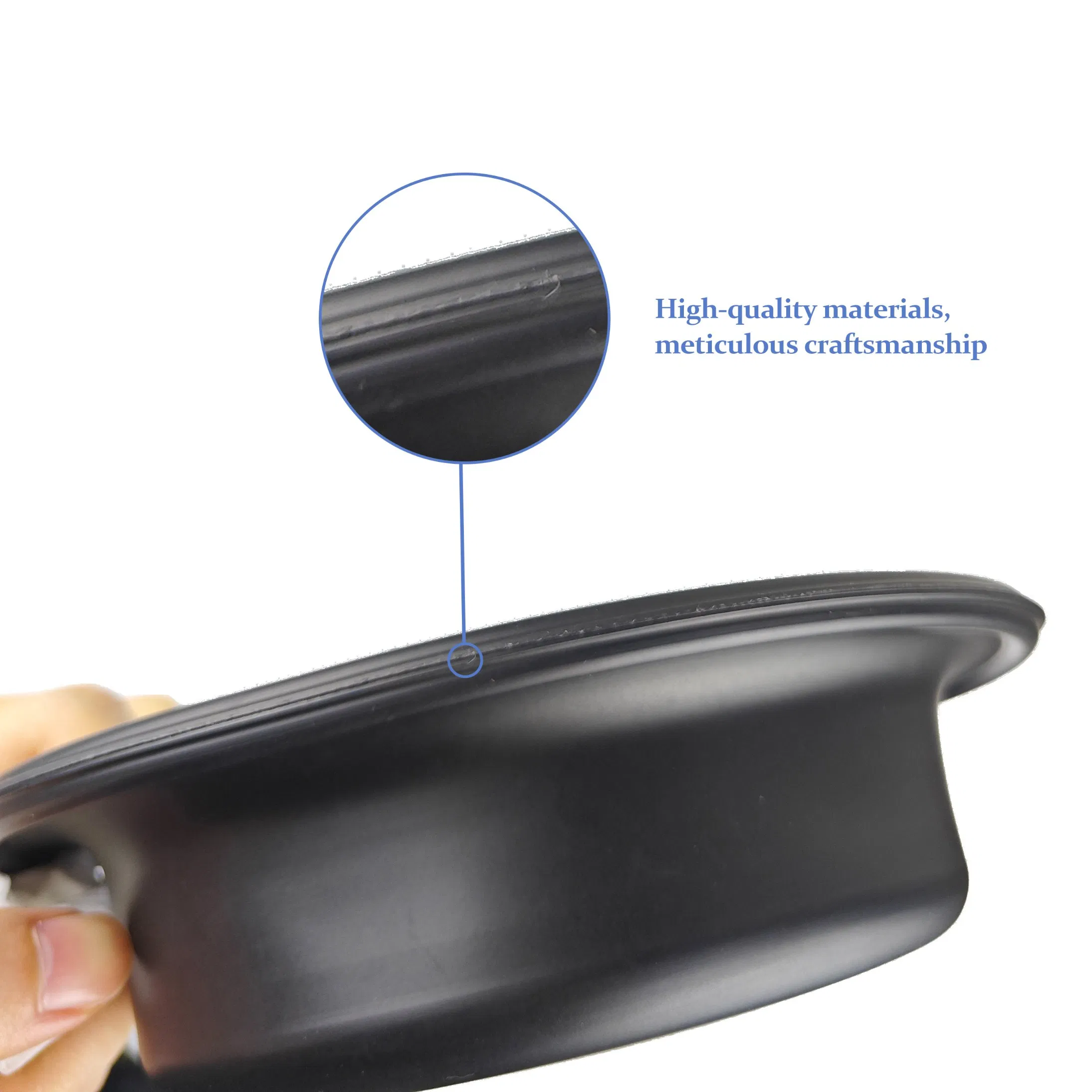 Customized High-Performance EPDM FKM PTFE Silicone Rubber Diaphragm for Valves/Pump