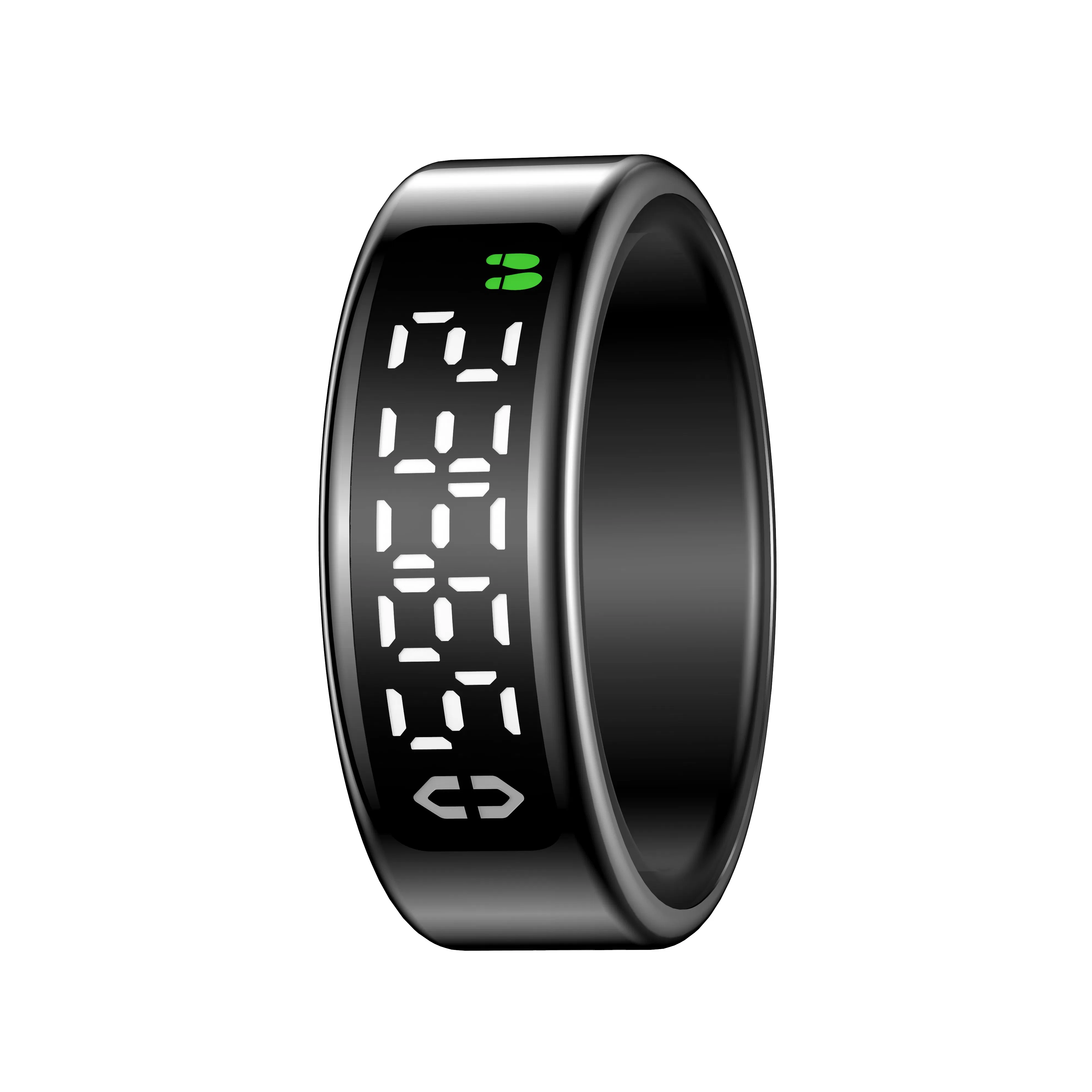 Digital Display APP Control Steps Calorie Counting Heart Rate Oxygen Sleep Monitoring Remote Camera Health Smart Ring