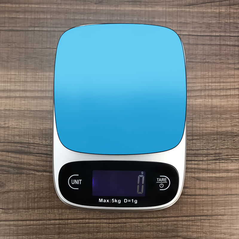 Health Sense Electronic Digital Scale New Design Waterproof Stainless Platform Kitchen Scale LCD RoHS Certified Kitchen Food Scale