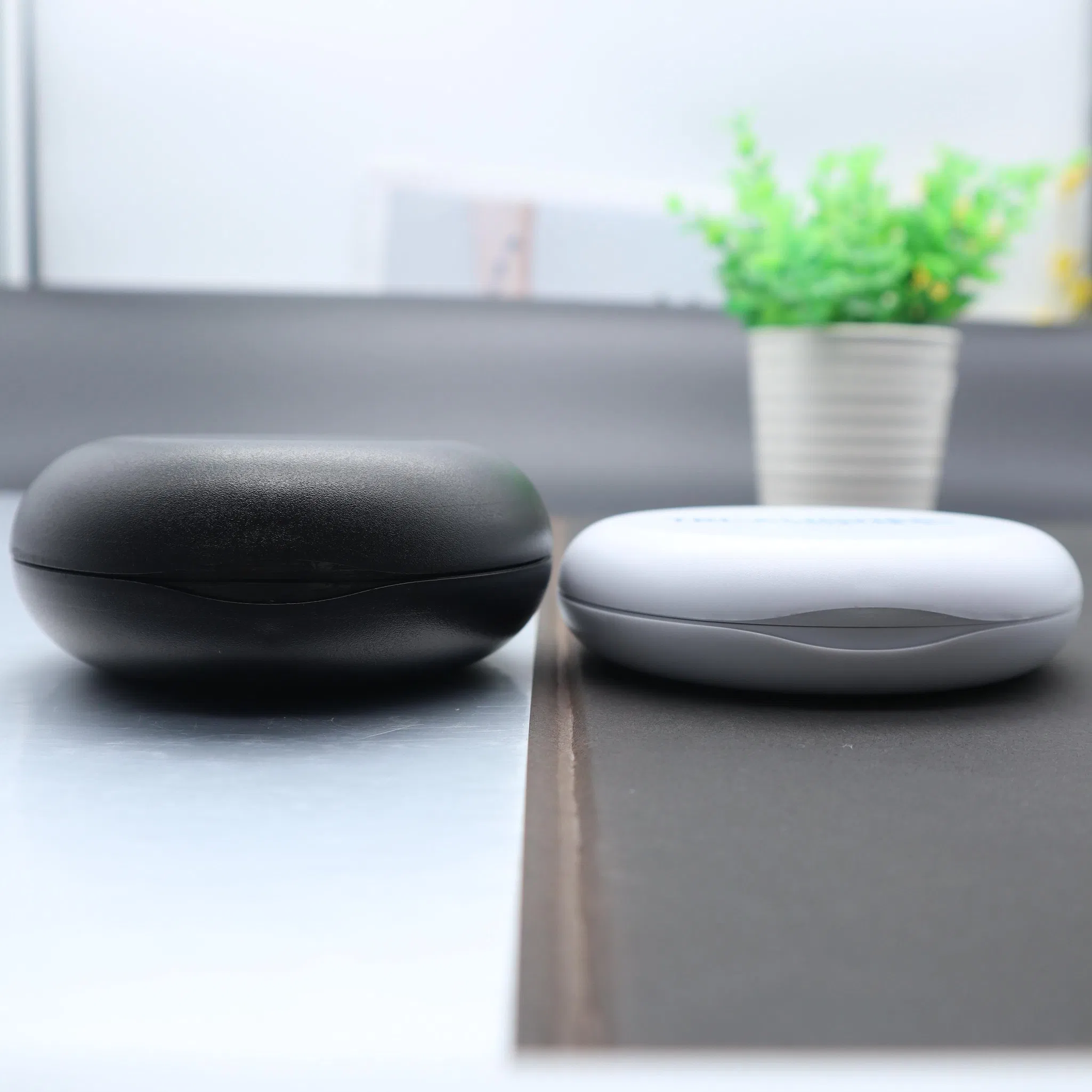 Denture Storage Case Fake Teeth Container Mouth Guard Brace Aligner Case Organizer Retainer Storage Box with Mirror