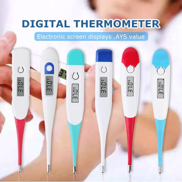 Digital Baby Body Temperature Thermometer Rigid Tip Fever Clinical Health Care Monitor