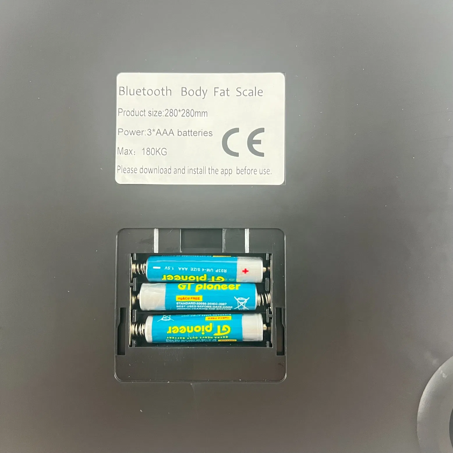 Large Display Health Body Composition Scale ITO Digital BMI Weight Control Digital Body Scale USB Battery Charging Body Fat Scale with APP