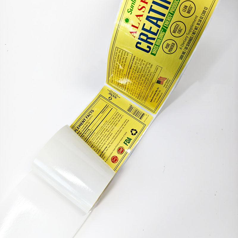 Custom Health Supplement Labels Meeting Global Safety Standards