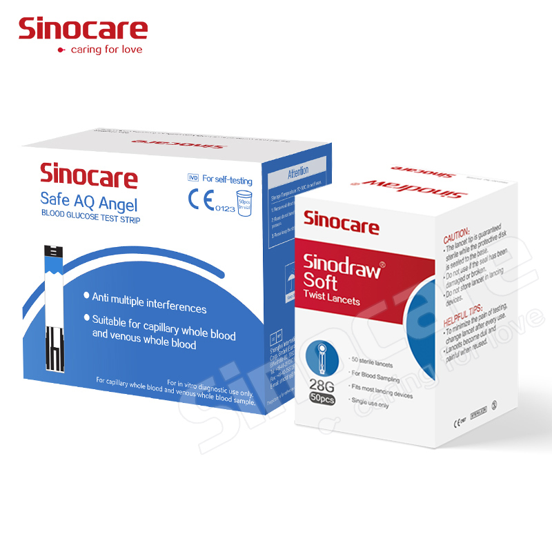 Sinocare Glucose Meter Digital Blood Glucometro Sugar Test Machine in Blood Monitor Health Blood Glucose Test Meter