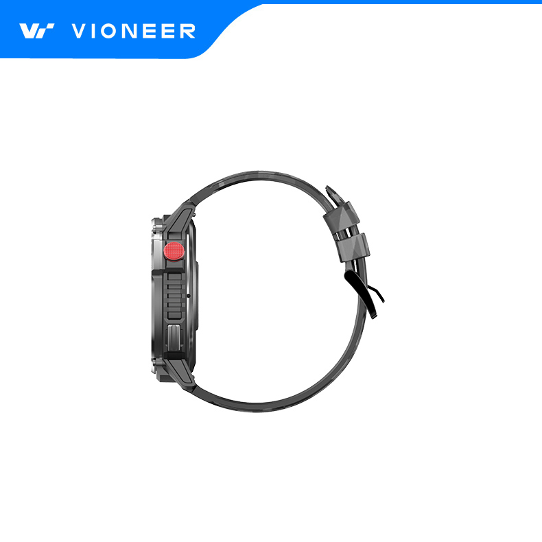 Vioneer Global Sales Outdoor IP Waterproof Long Battery Standby Large Round Screen Health Data Sports Monitoring Bluetooth Call Message Notification Smartwatch