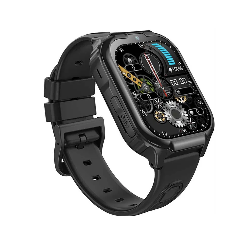 2025 new design 4G IP67 waterproof smart GPS tracking watch with Smart AI health monitoring SOS call for global tracking location P41