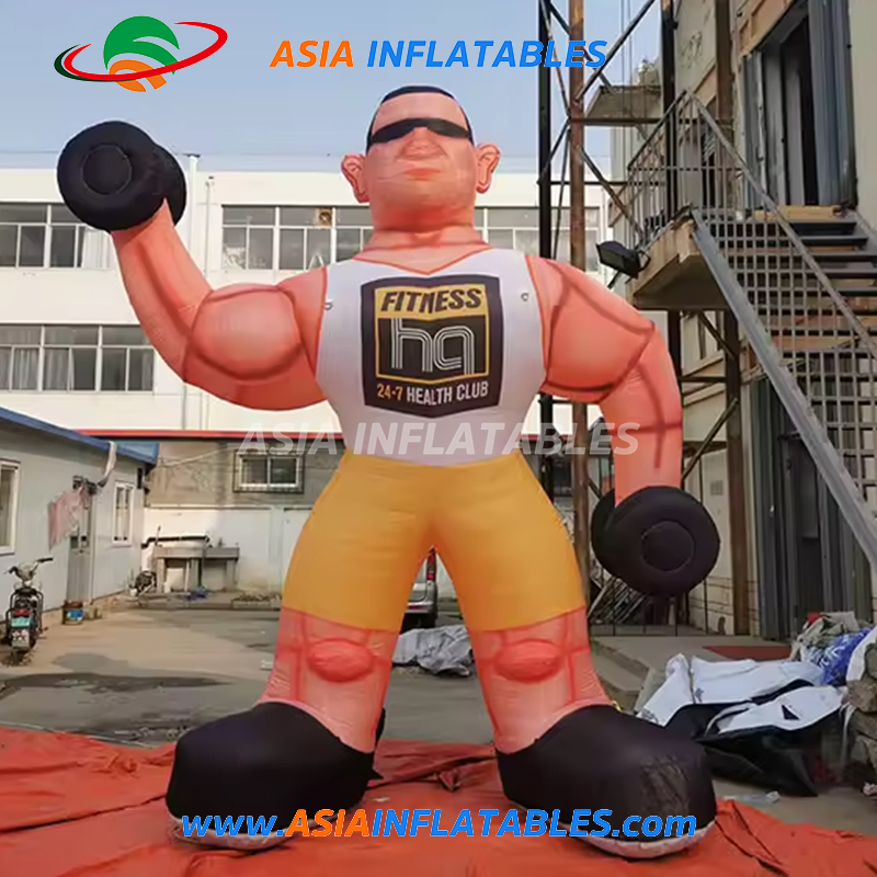 Gym Advertising Inflatable Fitness Muscle Man Giant Muscle Man for Display