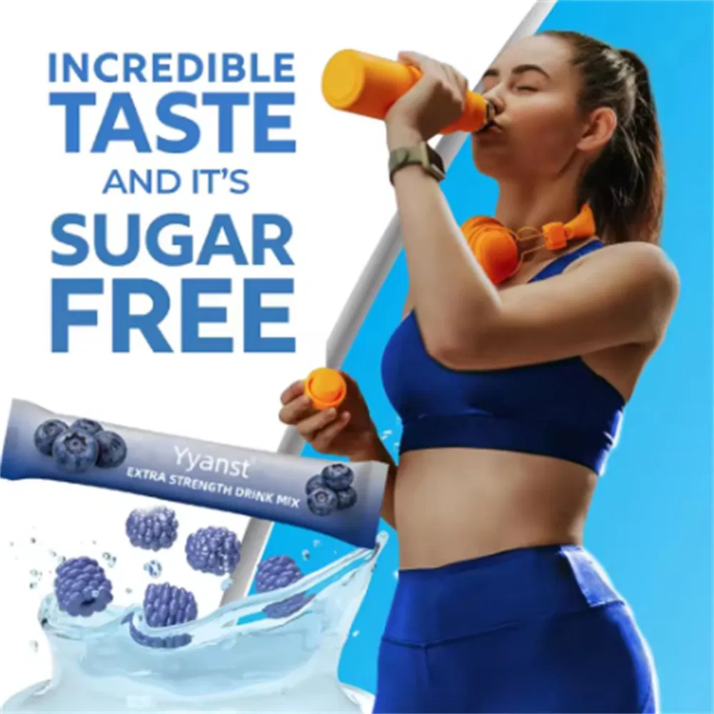 OEM Sugar-Free Blueberry Detox Powder for Enhanced Gut Health and Weight Loss