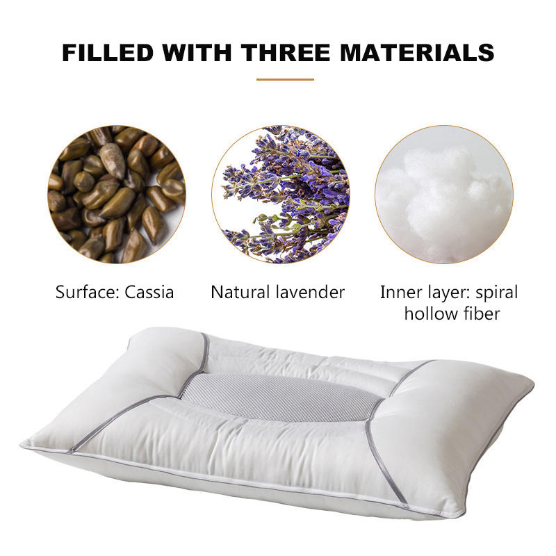 Wholesale Cassia Seed Health Care Pillow Soft Comfortable Neck Protector Sleep Pillow Core