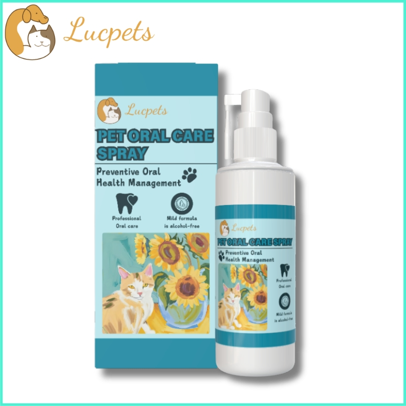 Pet Oral Care Spray Preventive Oral Health Management for Dogs and Cats Prevention of Oral Inflammation