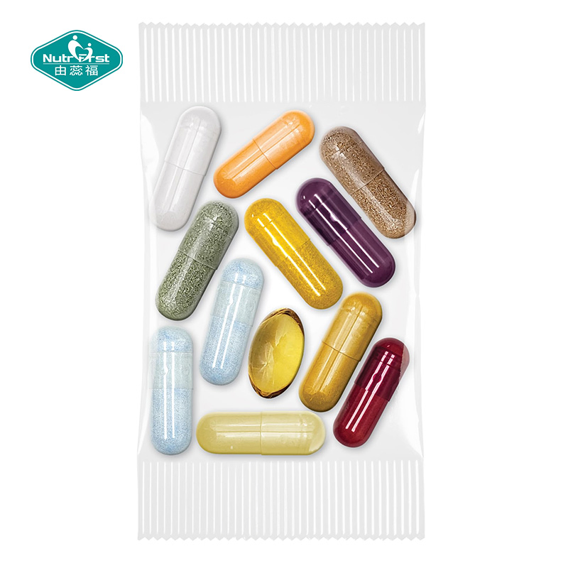 All-in-One Supplement Complex Nutrients Vitamin Packs for Overall Women's Health, Hair, Skin, Stress, Digestion &amp; Gut Health, Female Wellness