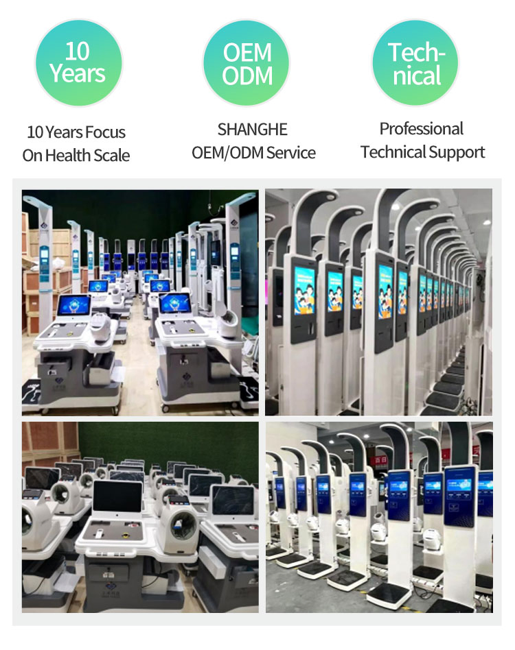 Digital Weighing Scale Fat Scale and Height Weight Blood Pressure Machine Health Kiosk
