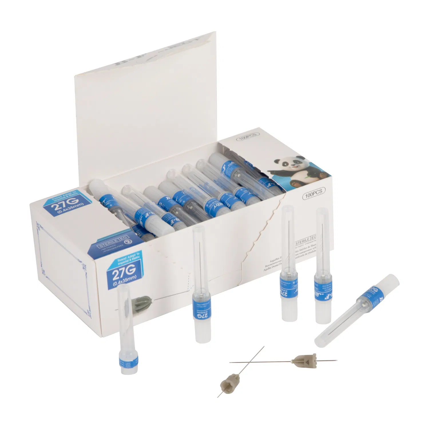 China Top Quality Binfei Bf Inject Dental Anesthesia Needle 27g Long 35mm 30mm 38mm Disposable Needle