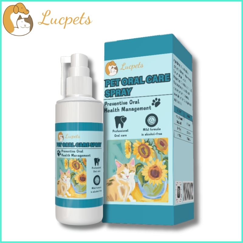Pet Oral Care Spray Preventive Oral Health Management for Dogs and Cats Prevention of Oral Inflammation