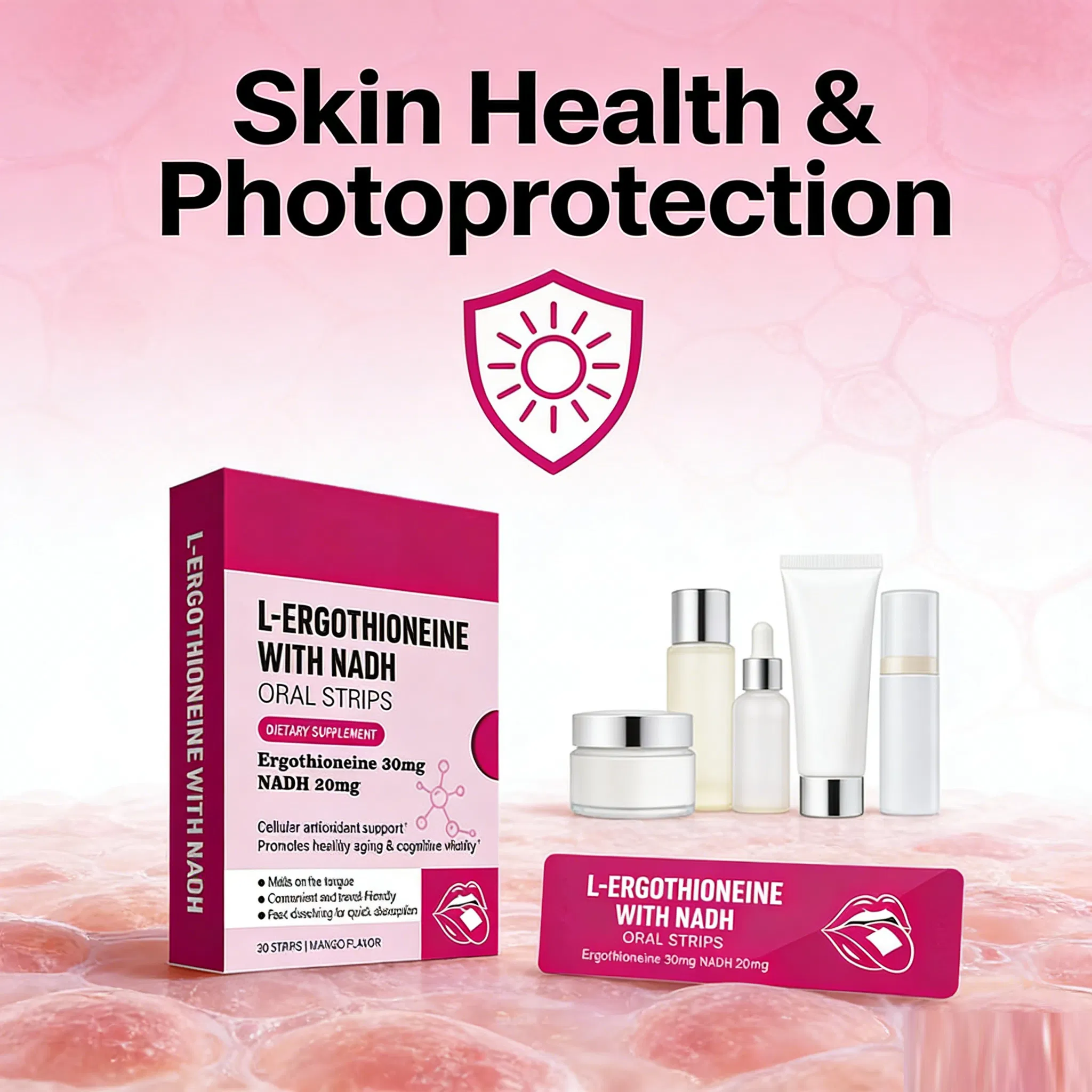 Ergothionine-Infused Health Food Supplement: Enhance Your Mental Clarity