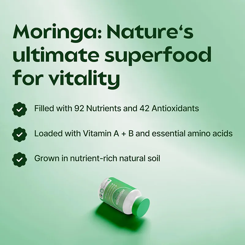 Moringa Capsules Display 3