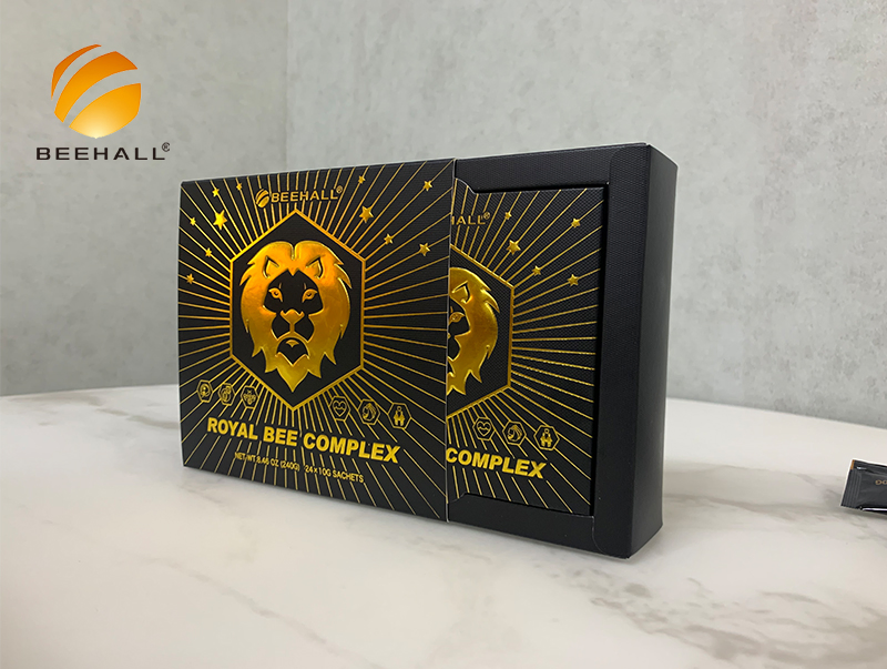 Beehall GMP HACCP Health Product Customized Bulk Royal Jelly Honey for Men Women