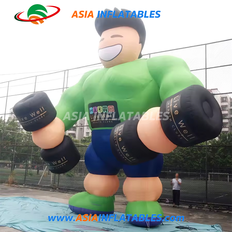 Gym Advertising Inflatable Fitness Muscle Man Giant Muscle Man for Display
