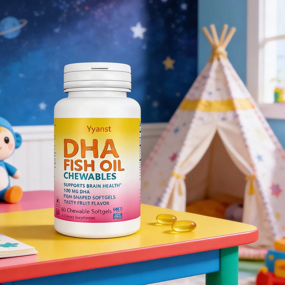 OEM Functional Fish-Shaped Softgels for a Balanced Diet and Energy