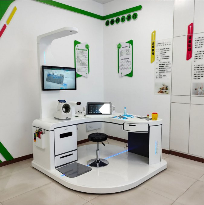 Multi-Function Health Checkup Kiosk Telehealth Kiosk Supplier