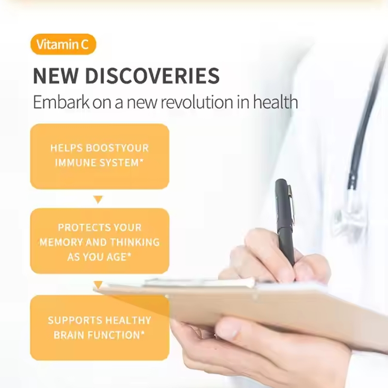 OEM ODM 1600mg Vitamin C Capsules Health Care Supplement Support Immune System