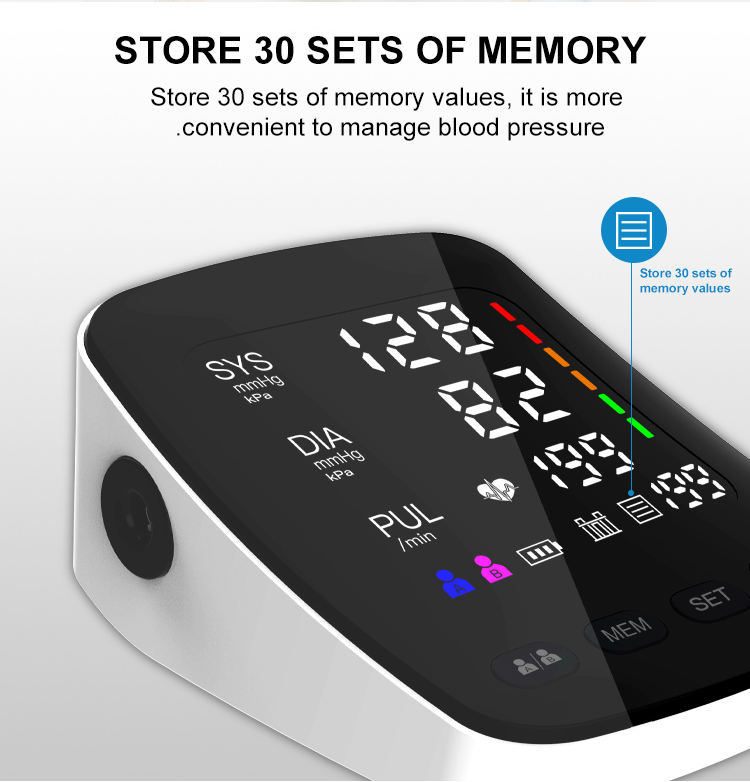Bluetooth Arm Type Blood Pressure Monitor Telehealth Telemedicine API/Sdk WiFi IoT Sphygmomanometer