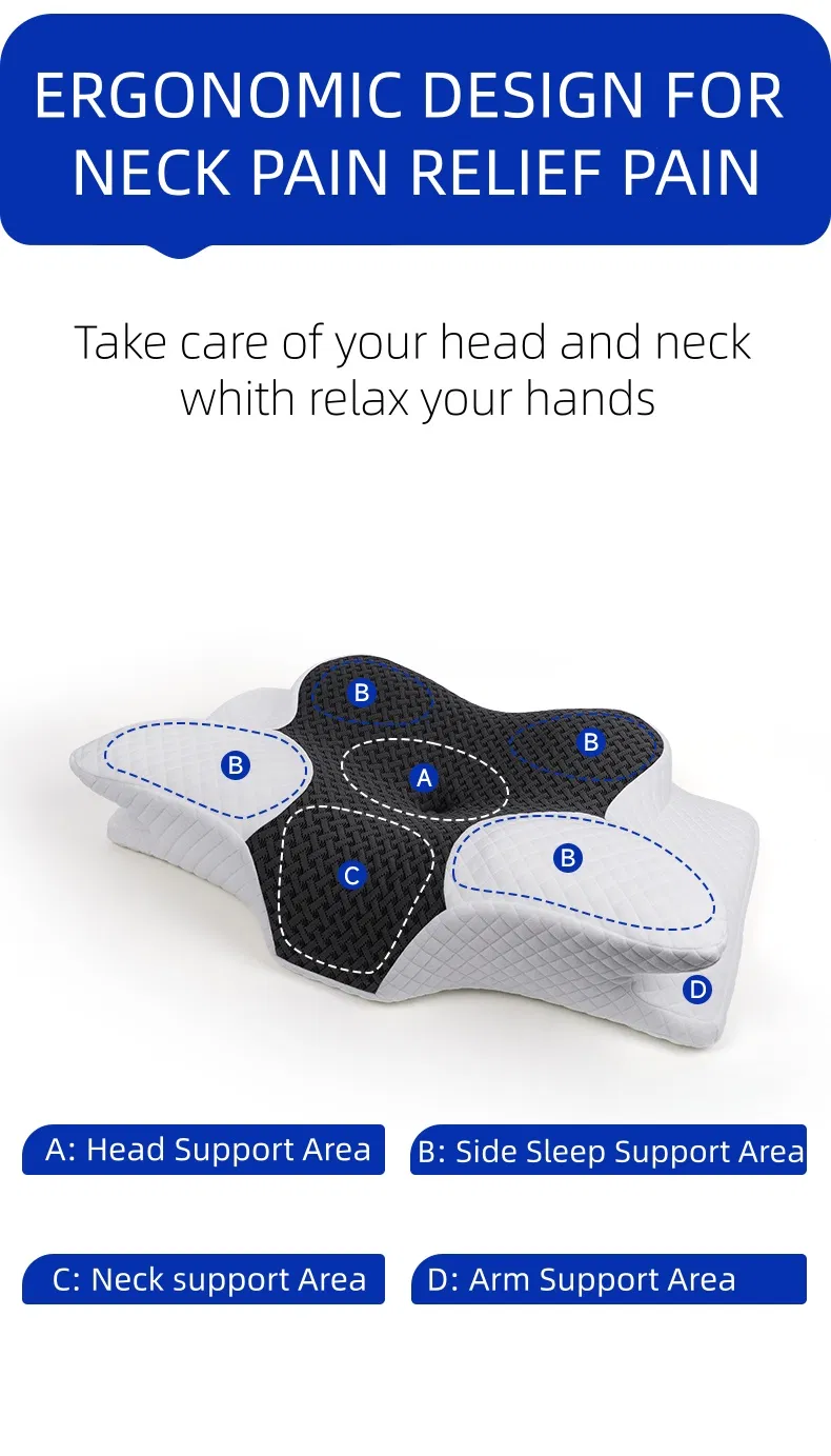 Ergonomic Memory Foam Pillow 3