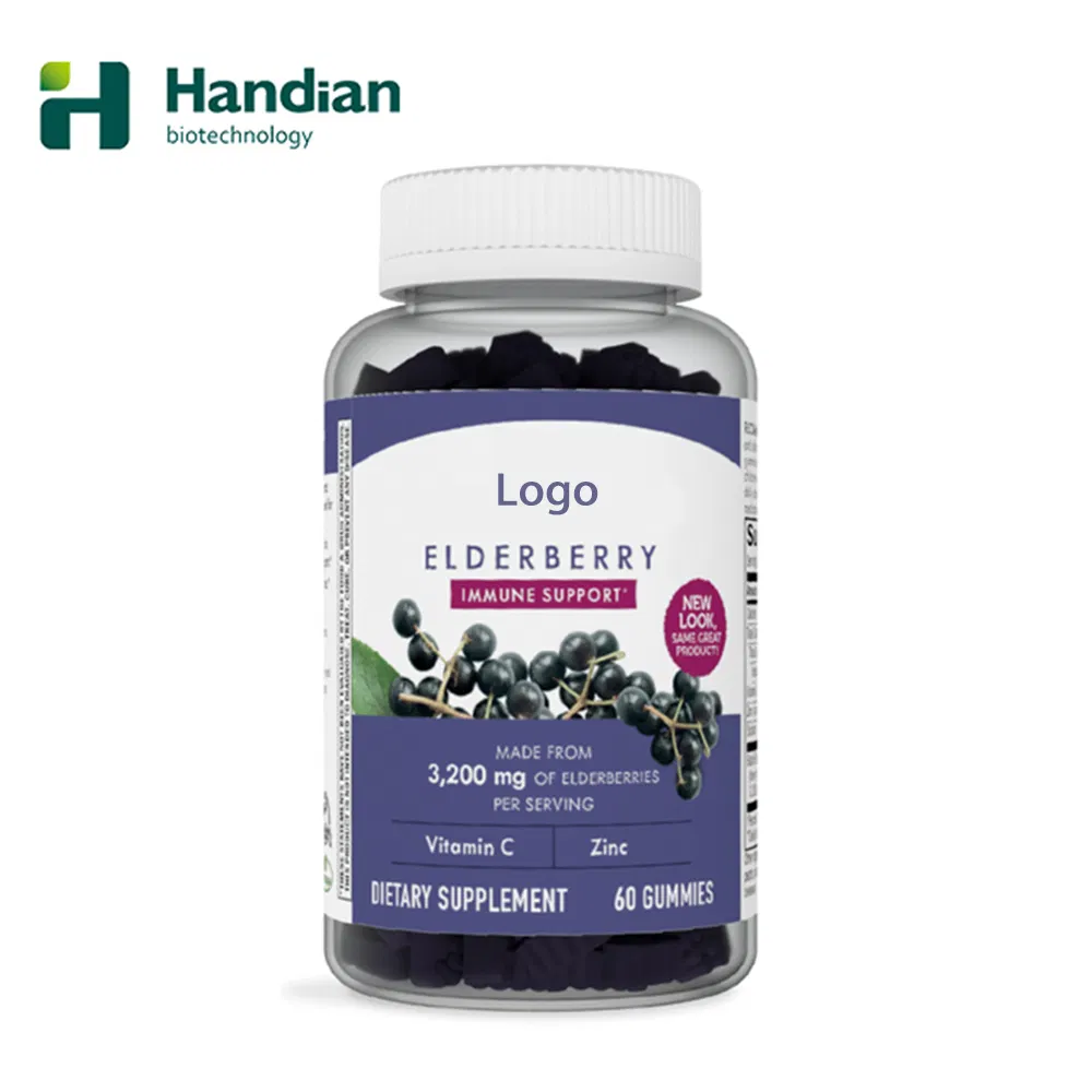 Black Elderberry Support Immune Health Vitamin Supplement Gummy Candy