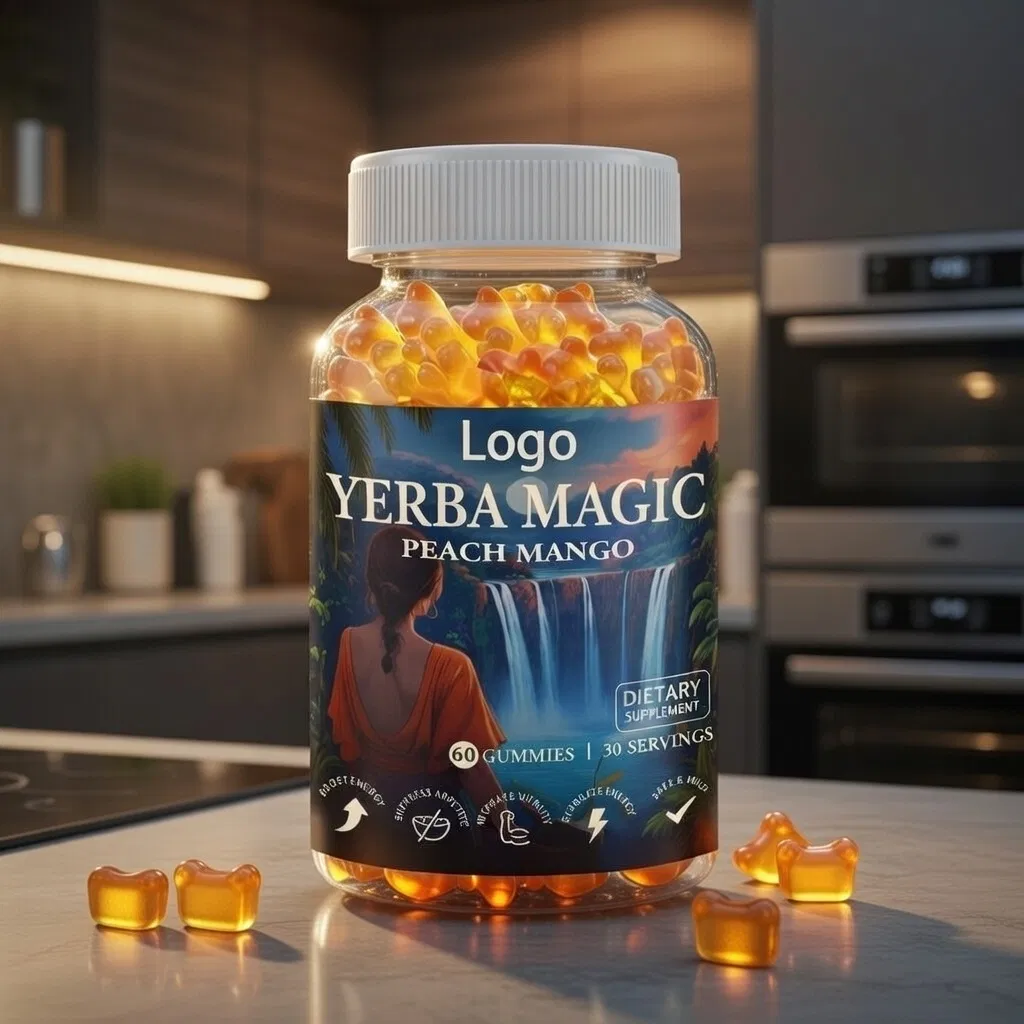 Yerba Magic Peach Mango Yerba Mate Gut Health &amp; Focus Tea