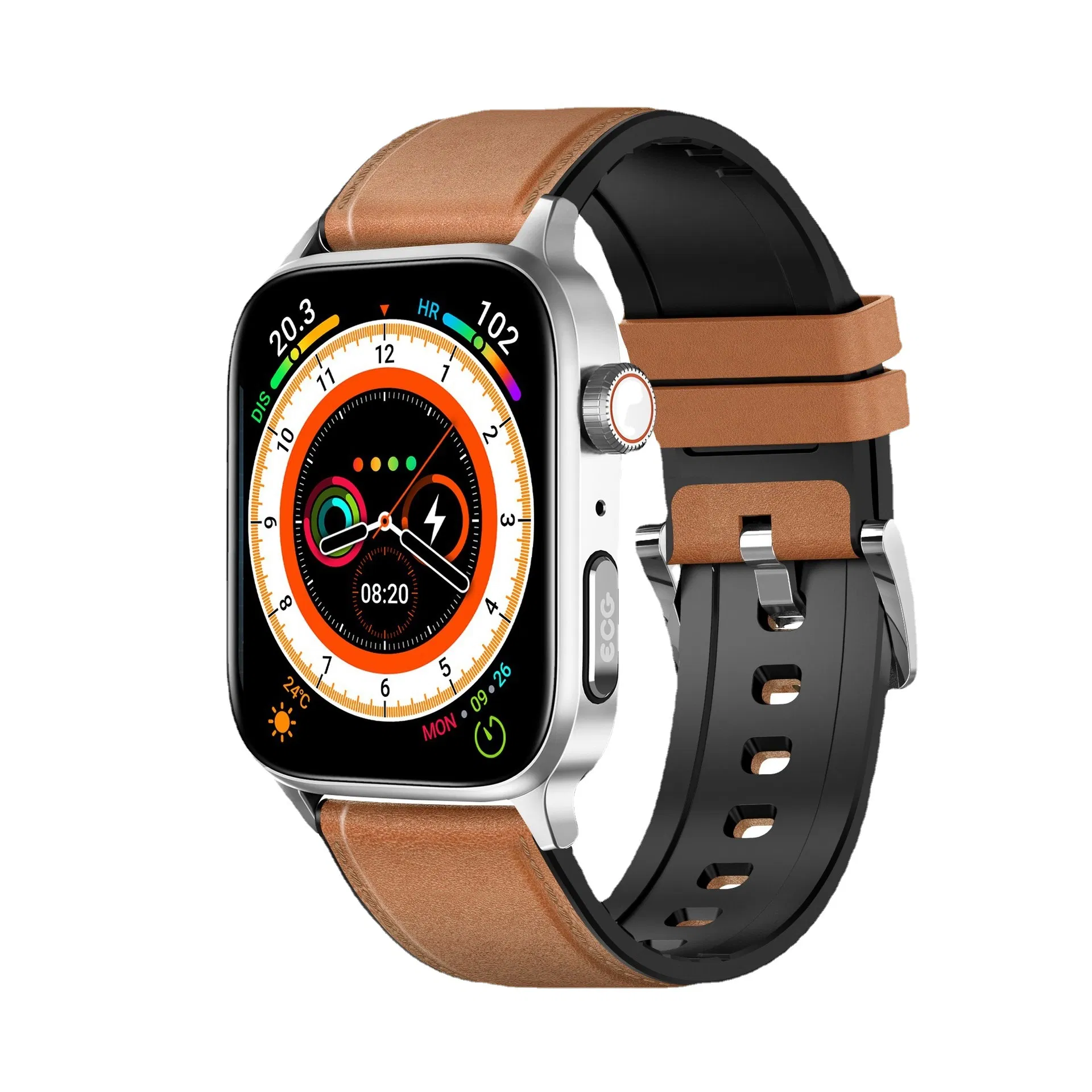 Body Temperature Sleep Monitor Health ECG Fgt22 Blood Glu Smart Watch