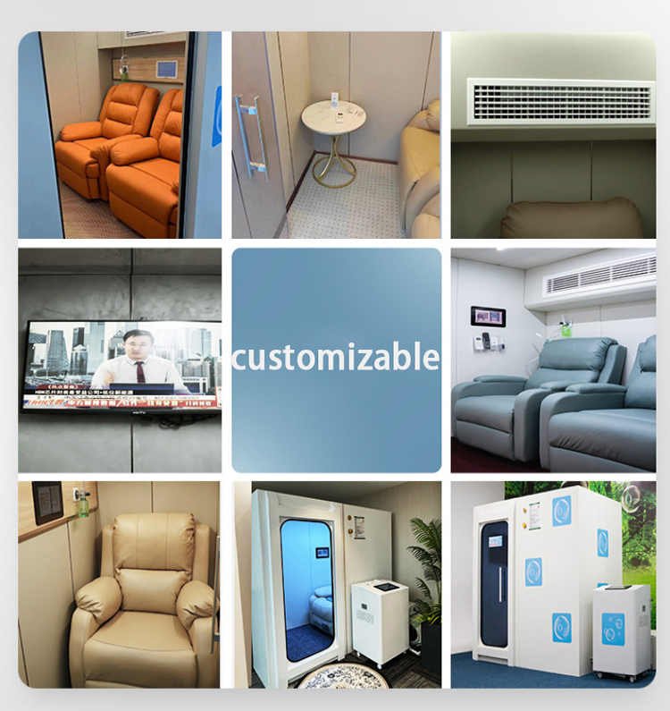 Smart 1-2-Person Hyperbaric Oxygen Chamber 1.5 ATA FDA-Compliant for Home Immune Support &amp; Metabolic Balance for Corporate Wellness Programs