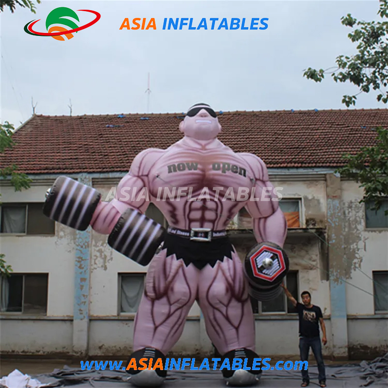 Gym Advertising Inflatable Fitness Muscle Man Giant Muscle Man for Display