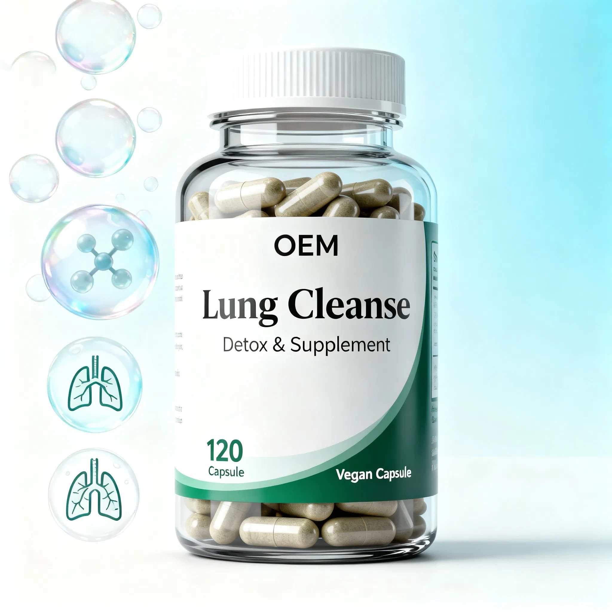 Vitamin C + Zinc Lung Health Capsules Wholesale Supplier Immune &amp; Airway Support (B2B)