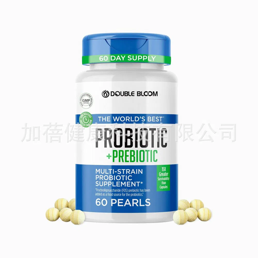 Cross-Border Custom Probiotic + Prebiotic Capsules - Hot Sale on Amazon for Gut Health Support