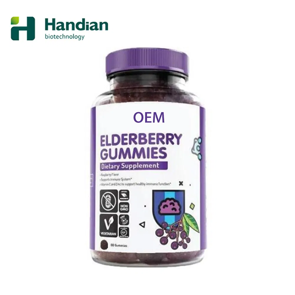 Black Elderberry Support Immune Health Vitamin Supplement Gummy Candy