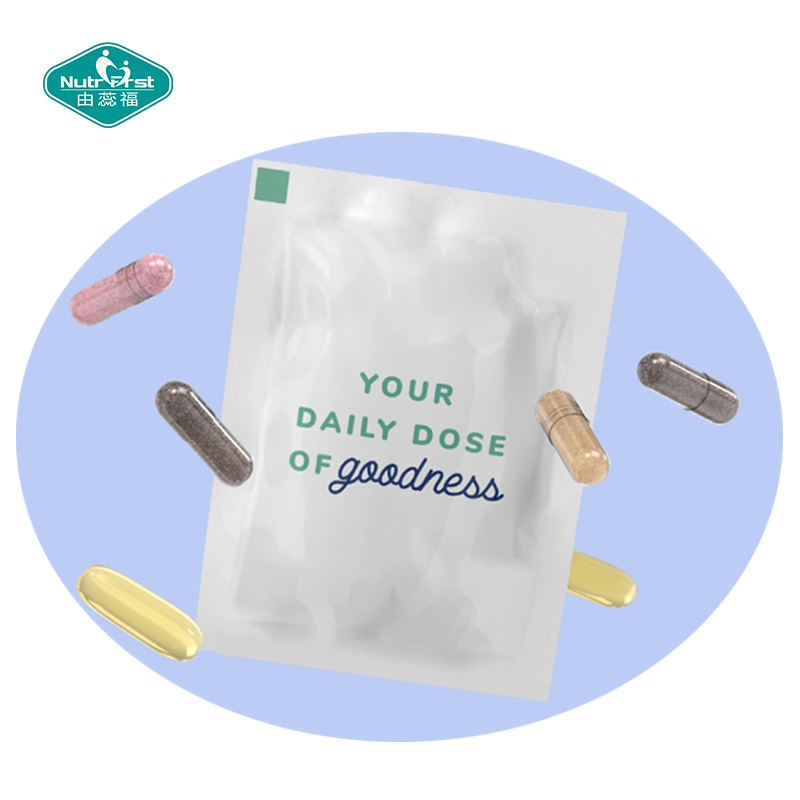 All-in-One Supplement Complex Nutrients Vitamin Packs for Overall Women's Health, Hair, Skin, Stress, Digestion &amp; Gut Health, Female Wellness