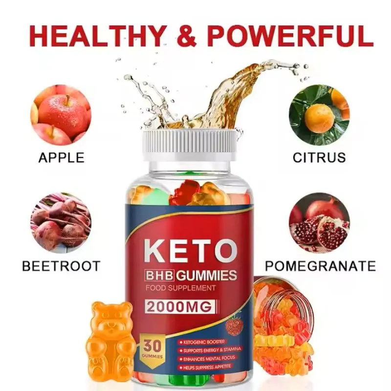 Mental Health Appetite Control Focus Boost Keto Bhb Gummies Flavors Supplement